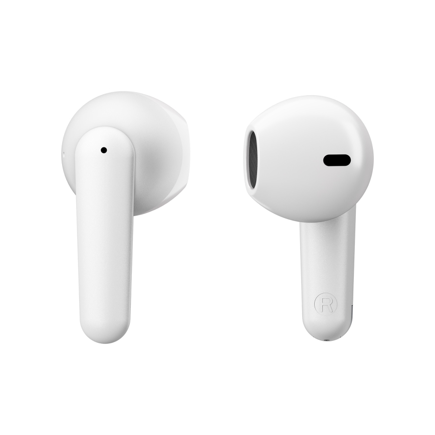 Niceboy Beans 4 POP - Langaton earphones 200 mAh + 2x 30 mAh IPX4 valkoinen