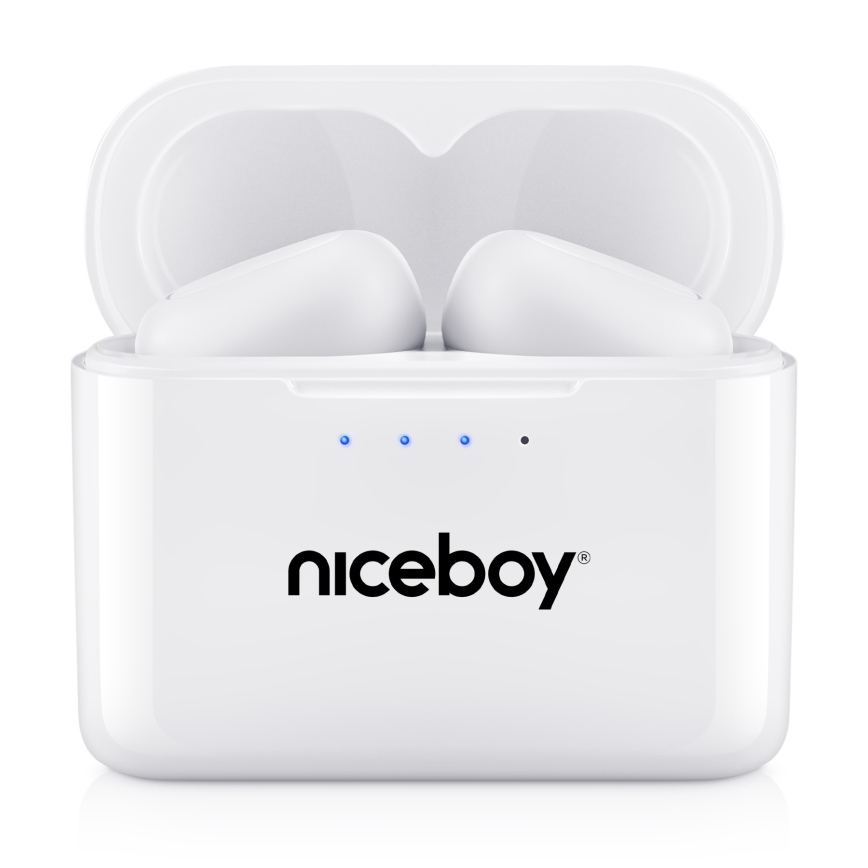 Niceboy HIVE Podsie 4 - Langaton kuuloke IP54 valkoinen