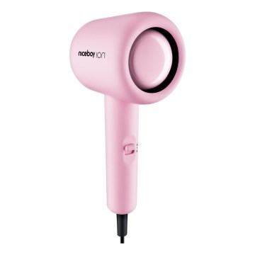 Niceboy ION AirSonic POP - Hiustenkuivain 1400W/230V vaaleanpunainen