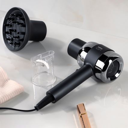 Niceboy ION AirSonic PRO - Hiustenkuivain 2200W/230V musta