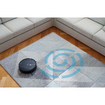 Niceboy ION Charles i4 - Älykäs robottipölynimuri 2in1 4400 mAh Wi-Fi musta + kauko-ohjaus