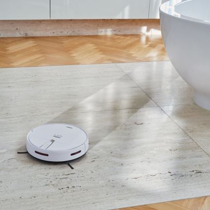 Niceboy ION Charles i4 - Älykäs robottipölynimuri 2in1 4400 mAh Wi-Fi valkoinen + kauko-ohjaus
