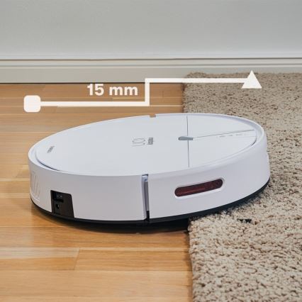 Niceboy ION Charles i4 - Älykäs robottipölynimuri 2in1 4400 mAh Wi-Fi valkoinen + kauko-ohjaus