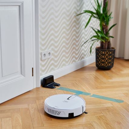 Niceboy ION Charles i4 - Älykäs robottipölynimuri 2in1 4400 mAh Wi-Fi valkoinen + kauko-ohjaus