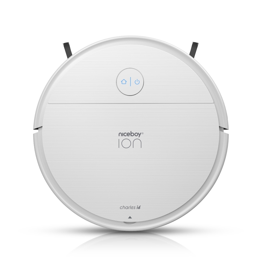 Niceboy ION Charles i6 - Älykäs robottipölynimuri 2in1 2600 mAh Wi-Fi valkoinen