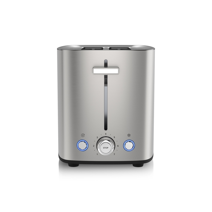 Niceboy ION Cruncher C4 - Leivänpaahdin kahdella aukolla ja paahdin 850W/230V ruostumaton