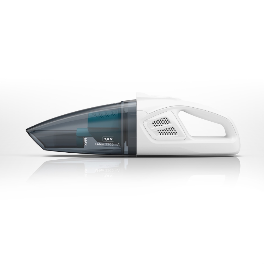 Niceboy ION Hurricane R1 - Ladattava käsi-imuri 50W/2200 mAh valkoinen/sininen