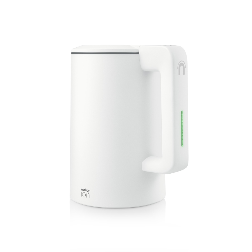 Niceboy ION SmartKettle - Älykäs vedenkeitin lämmönsäätelyllä 1,7 l 2200W/230V Wi-Fi valkoinen