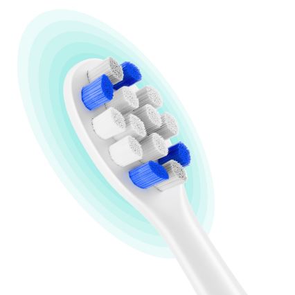 Niceboy ION Sonic Kids - Lasten sonic-hammasharja 500 mAh IPX7 valkoinen