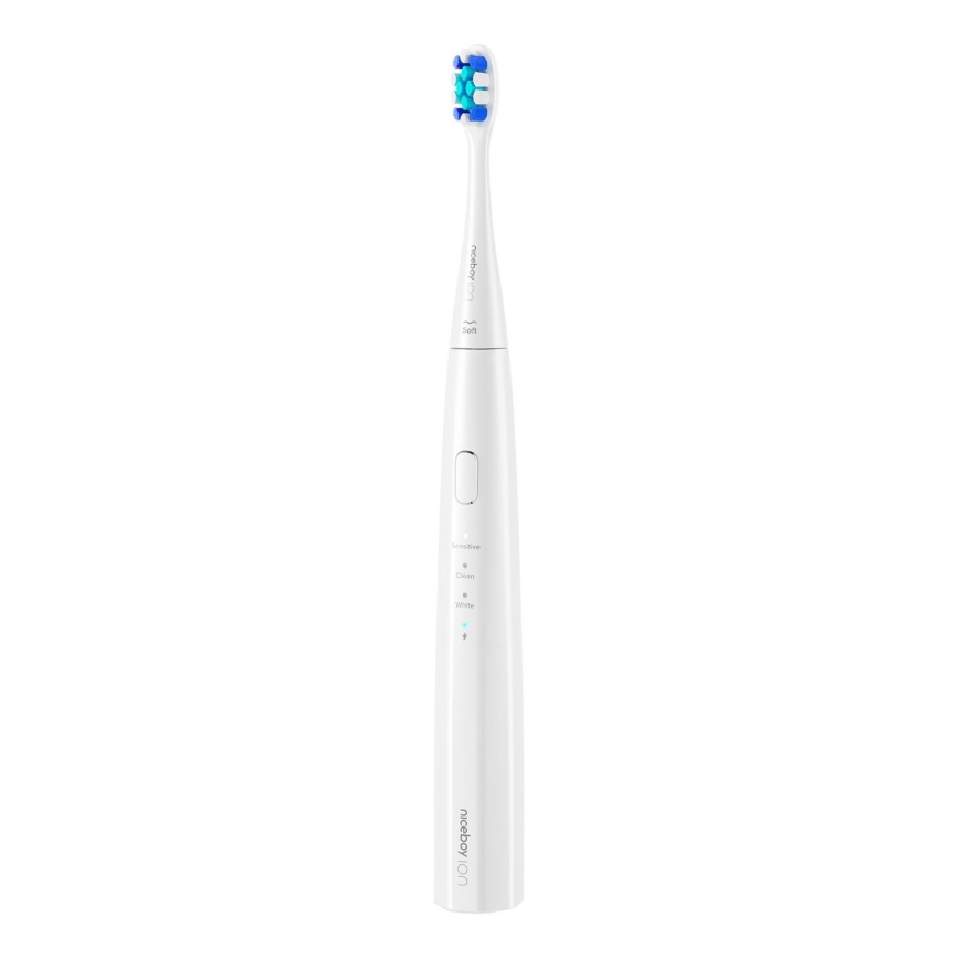 Niceboy ION Sonic Lite - Sonic hammasharja IPX7 valkoinen