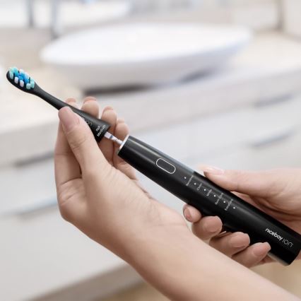 Niceboy ION Sonic - Sonic hammasharja 800 mAh IPX7 musta