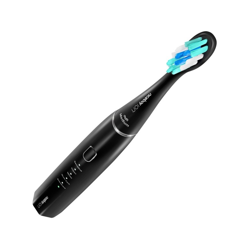 Niceboy ION Sonic - Sonic hammasharja 800 mAh IPX7 musta