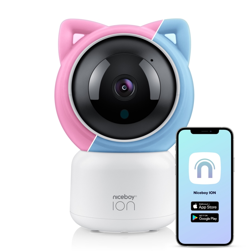 Niceboy ION Starlight SL3 - Älykäs itkuhälytin Full HD 1080p 5V Wi-Fi
