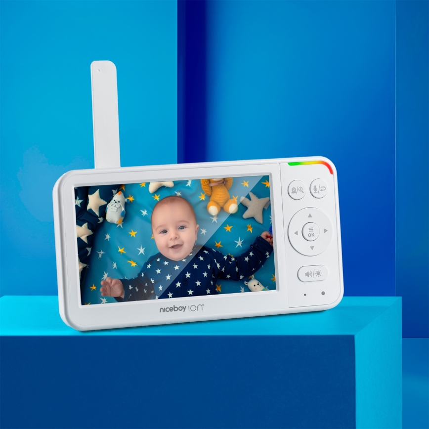Niceboy ION Starlight SL5 - Vauvamonitori Full HD 1080p 4000 mAh 5V