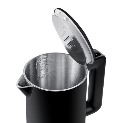 Niceboy ION ThermoKettle TK5 - Kattila lämmönsäätelyllä 1,7 l 2200W/230V musta