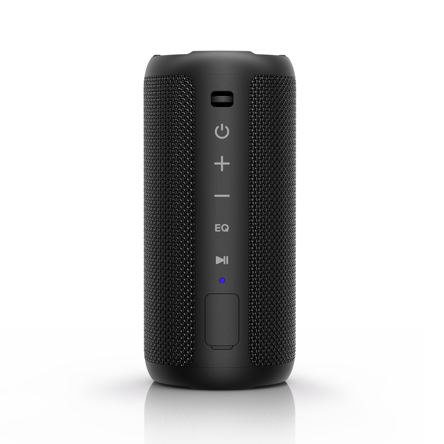 Niceboy Orion - LED Langaton kaiutin mikrofonilla 24W/2200 mAh IPX7 musta