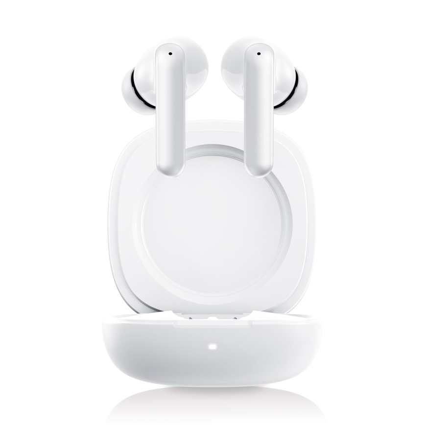 Niceboy Pins 4 PRO - Langaton earphones kanssa ANC 380 mAh + 2x 35 mAh IP54 valkoinen