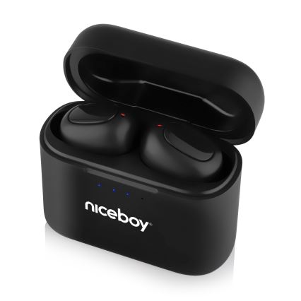 Niceboy Podsie 4 - Langattomat IP54-luokitellut kuulokkeet, mustat