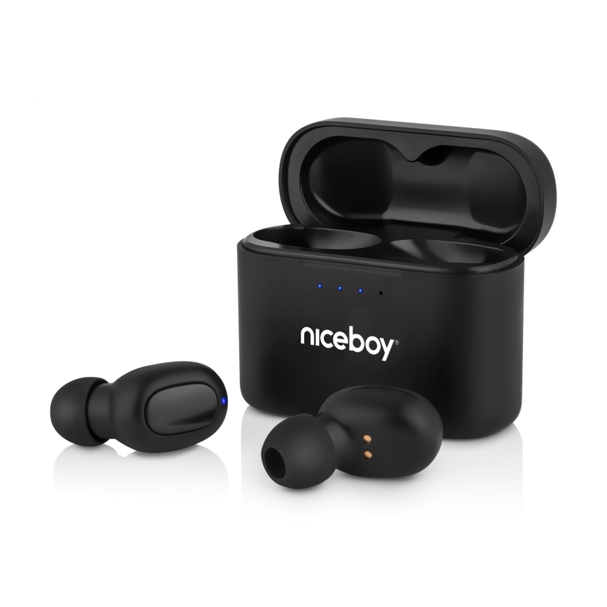 Niceboy Podsie 4 - Langattomat kuulokkeet IP54 musta