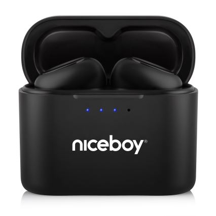 Niceboy Podsie 4 - Langattomat kuulokkeet IP54 musta