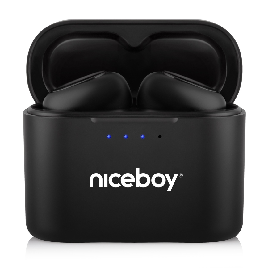 Niceboy Podsie 4 - Langattomat kuulokkeet IP54 musta
