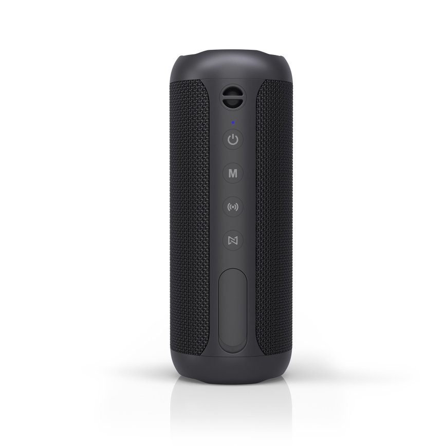 Niceboy Polaris - LED Langaton kaiutin mikrofonilla 30W/4000 mAh IPX7 musta