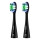 Niceboy - SETTI 2x Korvaava head Lite Hard kohteelle toothbrush ION Sonic musta