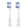Niceboy - SETTI 2x Korvaava head Ultrasoft kohteelle lasten toothbrush ION Sonic valkoinen