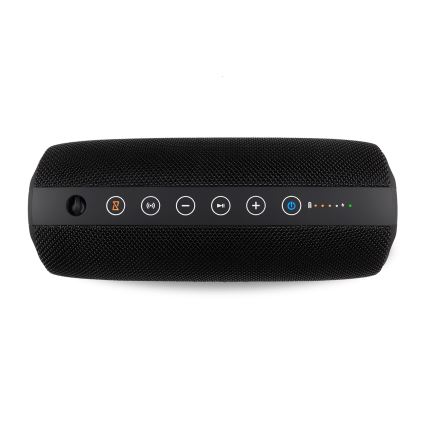 Niceboy Titan 4 - LED Langaton kaiutin mikrofonilla ja virtapankki toiminto 50W/4000 mAh IPX7 musta