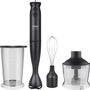 Niceboy Twister T1 Set - Sauvasekoitin lisävarusteineen 500 W/230 V, musta