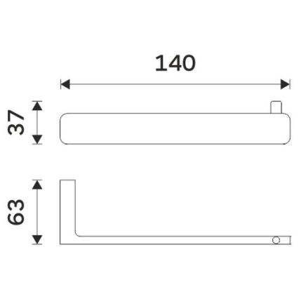 NIMCO MAC 29055-90 - MAYA mattamusta WC-paperiteline