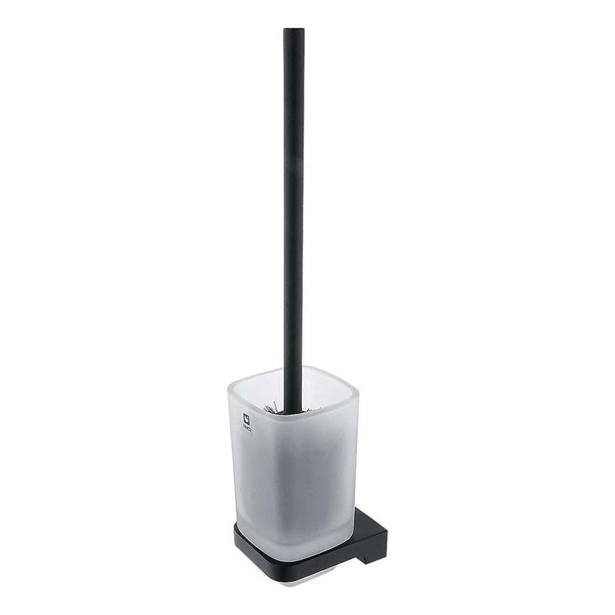 NIMCO MAC 29094CN-90 - Seinälle kiinnitettävä wc-harja MAYA matta lasi/matta musta