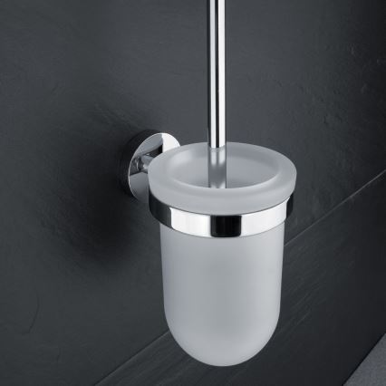 NIMCO UN 13094WN-26 - Seinälle kiinnitettävä wc-harja UNIX matta lasi/kiiltävä kromi