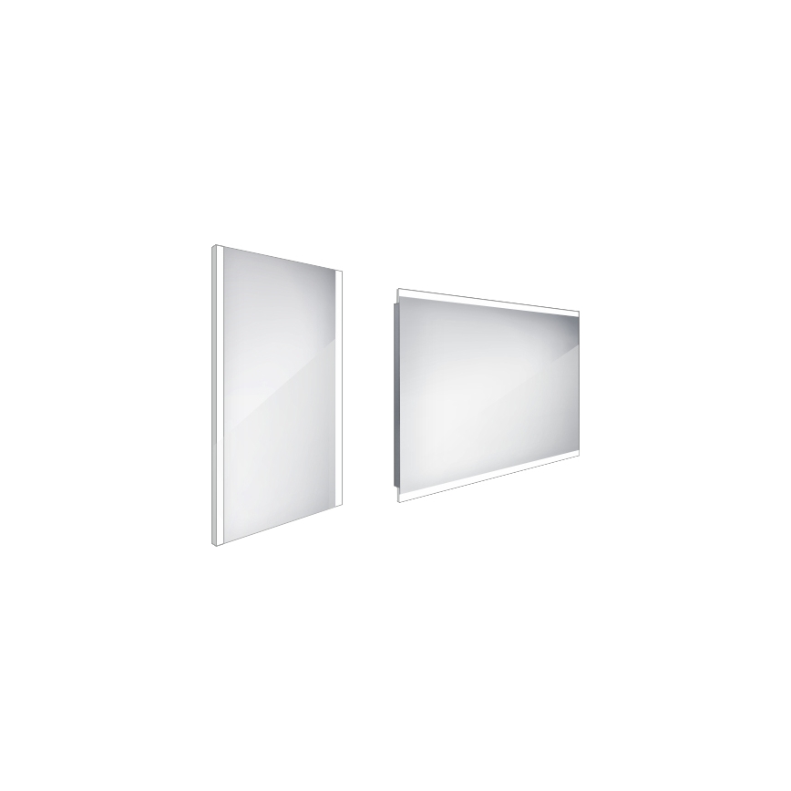 NIMCO ZP 11000 - LED-taustavalaistu kylpyhuoneen peili LED/18W/230V 6500K 60x40 cm IP44