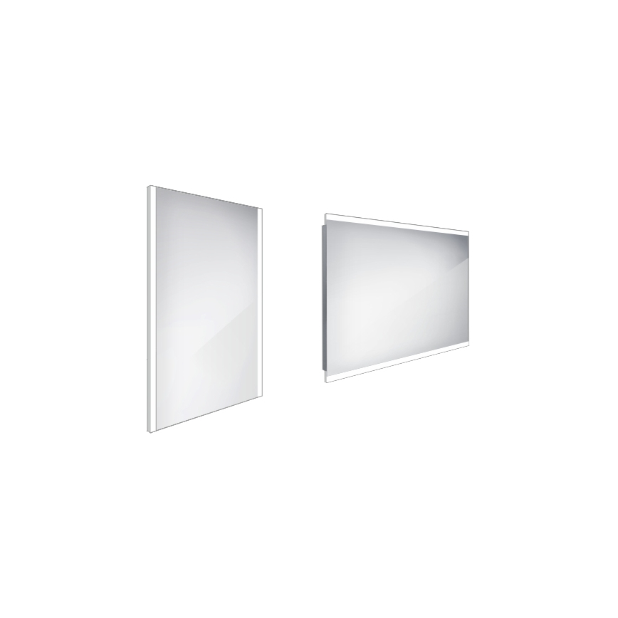 NIMCO ZP 11001 - LED-taustavalaistu kylpyhuoneen peili LED/21W/230V 6500K 70x50 cm IP44