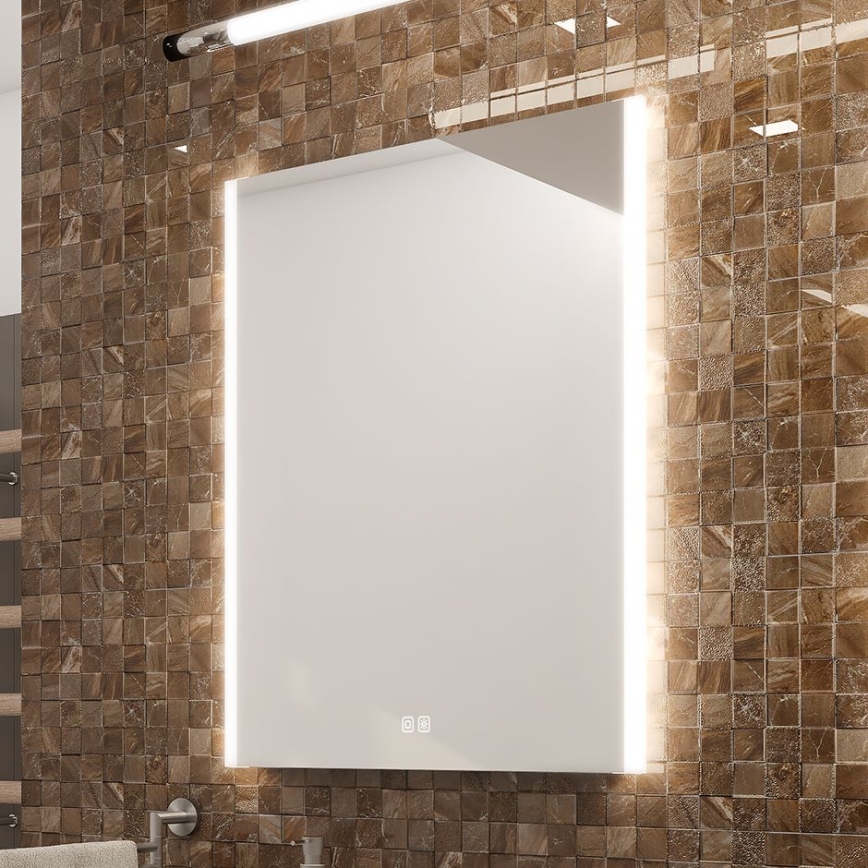 NIMCO ZP 11001VX - Himmennettävä kylpyhuoneen LED-taustavalaistu peili LED/21W/230V 3000-6500K 70x50 cm IP44