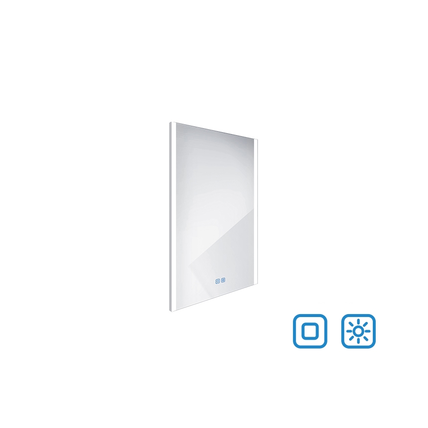 NIMCO ZP 11001VX - Himmennettävä kylpyhuoneen LED-taustavalaistu peili LED/21W/230V 3000-6500K 70x50 cm IP44