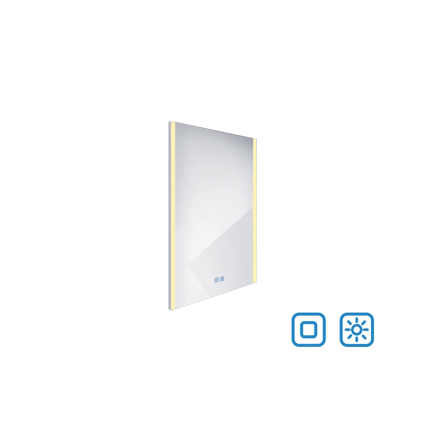 NIMCO ZP 11001VX - Himmennettävä kylpyhuoneen LED-taustavalaistu peili LED/21W/230V 3000-6500K 70x50 cm IP44