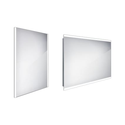 NIMCO ZP 11002 - LED-taustavalaistu kylpyhuoneen peili LED/24W/230V 6500K 80x60 cm IP44