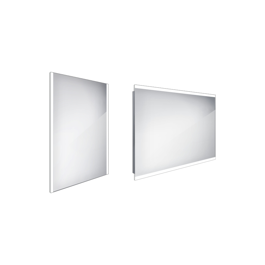 NIMCO ZP 11002 - LED-taustavalaistu kylpyhuoneen peili LED/24W/230V 6500K 80x60 cm IP44