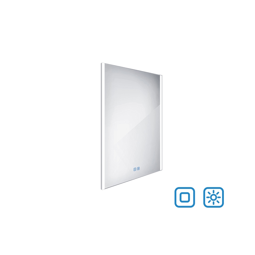 NIMCO ZP 11002VX - Himmennettävä kylpyhuoneen LED-taustavalaistu peili LED/24W/230V 3000-6500K 80x60 cm IP44