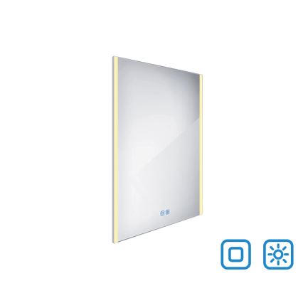 NIMCO ZP 11002VX - Himmennettävä kylpyhuoneen LED-taustavalaistu peili LED/24W/230V 3000-6500K 80x60 cm IP44