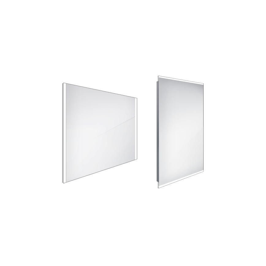 NIMCO ZP 11003 - LED-taustavalaistu kylpyhuoneen peili LED/21W/230V 6500K 70x80 cm IP44