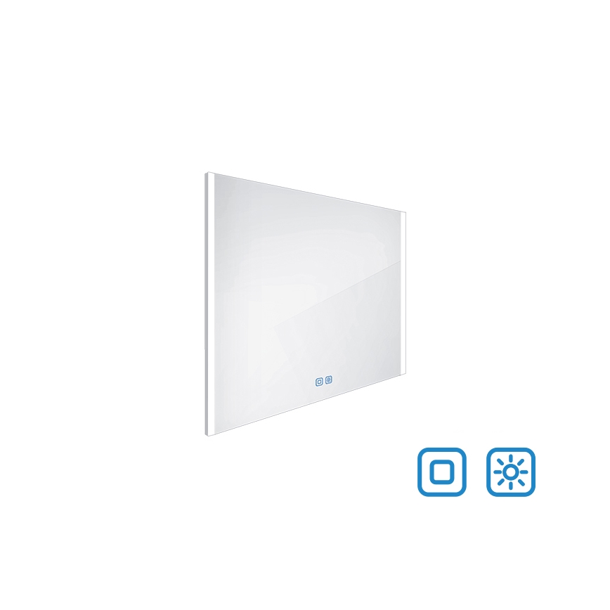 NIMCO ZP 11003VX - Himmennettävä kylpyhuoneen LED-taustavalaistu peili LED/21W/230V 3000-6500K 70x80 cm IP44