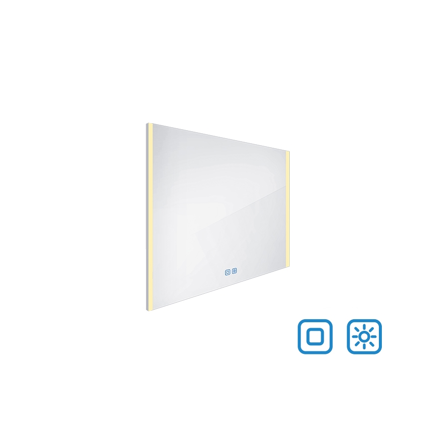 NIMCO ZP 11003VX - Himmennettävä kylpyhuoneen LED-taustavalaistu peili LED/21W/230V 3000-6500K 70x80 cm IP44