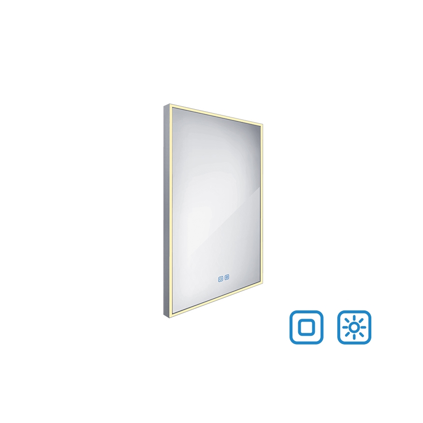 NIMCO ZP 13001VX - Himmennettävä kylpyhuoneen LED-taustavalaistu peili LED/35W/230V 3000-6500K 70x50 cm IP44