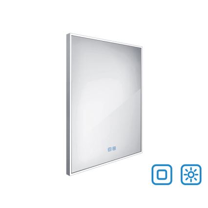 NIMCO ZP 13002VX - Himmennettävä kylpyhuoneen LED-taustavalaistu peili LED/41W/230V 3000-6500K 80x60 cm IP44