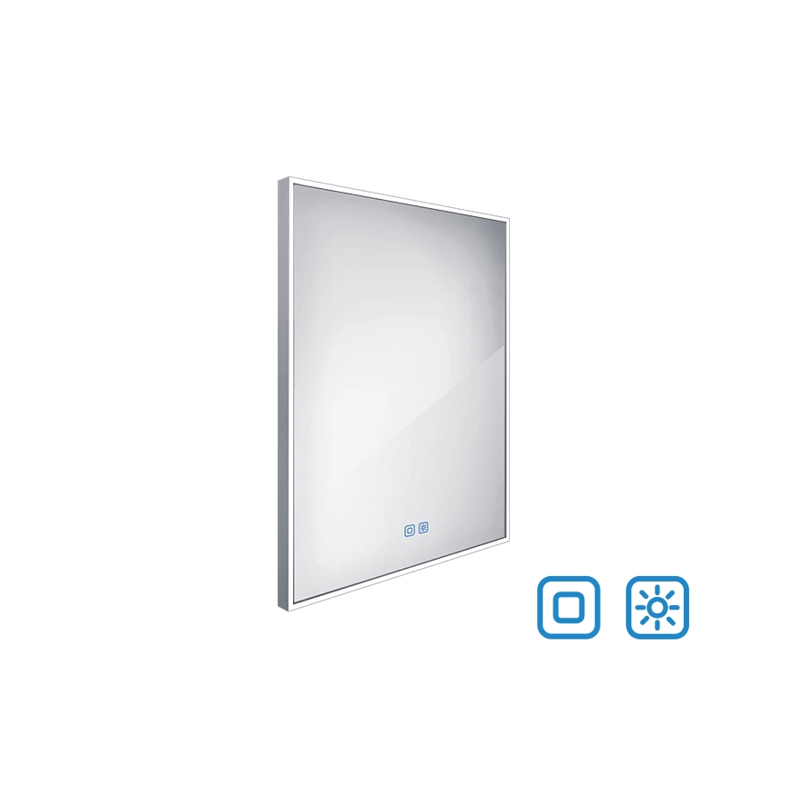 NIMCO ZP 13002VX - Himmennettävä kylpyhuoneen LED-taustavalaistu peili LED/41W/230V 3000-6500K 80x60 cm IP44