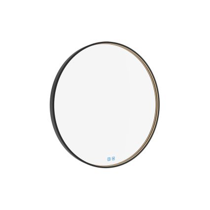 NIMCO ZPC 31001RVX-90 - Himmennettävä kylpyhuoneen LED-taustavalaistu peili LED/22W/230V 3000-6500K halkaisija 70 cm matta musta IP44