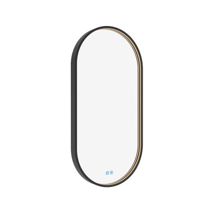 NIMCO ZPC 32002LVX-90 - Himmennettävä kylpyhuoneen LED-taustavalaistu peili LED/25W/230V 3000-6500K 80x40 cm matta musta  IP44